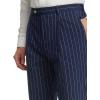 imagePaul Fredrick Mens Cotton Stretch Pinstripe Seersucker Single Pleat Suit Pants