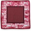 imagePaul Fredrick Mens Floral Silk Pocket SquareRed