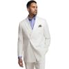 imagePaul Fredrick Mens Linen Blend Double Breasted Peak Lapel Suit Jacket