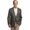 imagePaul Fredrick Mens Linen Windowpane Single Breasted Notch Lapel Sport Coat