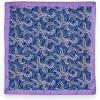 imagePaul Fredrick Mens Paisley Silk Pocket SquareBlue Multi