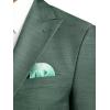 imagePaul Fredrick Mens Performance Blend Double Breasted Peak Lapel Suit Jacket