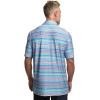 imagePaul Fredrick Mens Performance Blend Three Button Patterned Performance Polo