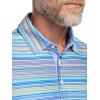 imagePaul Fredrick Mens Performance Blend Three Button Patterned Performance Polo