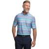 imagePaul Fredrick Mens Performance Blend Three Button Patterned Performance Polo