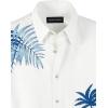 imagePaul Fredrick Mens Slim Fit Linen Blend Botanical Print Casual Shirt