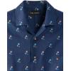 imagePaul Fredrick Mens Slim Fit Linen Blend Novelty Print Casual Shirt