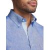 imagePaul Fredrick Mens Slim Fit NonIron Linen Solid Dress Shirt
