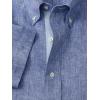 imagePaul Fredrick Mens Slim Fit NonIron Linen Solid Dress Shirt