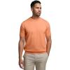 imagePaul Fredrick Mens Supima Cotton Crew Neck SweaterCoral