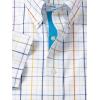 imagePaul Fredrick Mens Tailored Fit Comfort Stretch NonIron Tattersall Dress Shirt