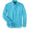 imagePaul Fredrick Mens Classic Fit Linen Solid Casual ShirtAqua