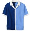 imagePaul Fredrick Mens Cotton Button Front Camp Collar Sweater