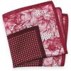 imagePaul Fredrick Mens Floral Silk Pocket SquareRed