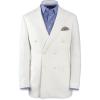imagePaul Fredrick Mens Linen Blend Double Breasted Peak Lapel Suit Jacket