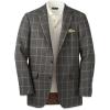imagePaul Fredrick Mens Linen Windowpane Single Breasted Notch Lapel Sport Coat