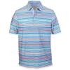 imagePaul Fredrick Mens Performance Blend Three Button Patterned Performance Polo