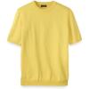 imagePaul Fredrick Mens Supima Cotton Crew Neck SweaterLight Yellow