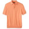 imagePaul Fredrick Mens Supima Cotton Three Button PoloCoral