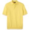 imagePaul Fredrick Mens Supima Cotton Three Button PoloLight Yellow