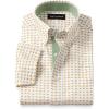 imagePaul Fredrick Mens Tailored Fit Comfort Stretch NonIron Novelty Dress Shirt