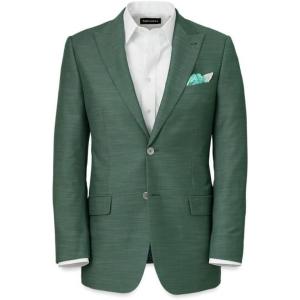 imagePaul Fredrick Mens Performance Blend Double Breasted Peak Lapel Suit Jacket