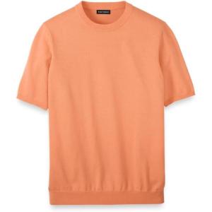 imagePaul Fredrick Mens Supima Cotton Crew Neck SweaterCoral