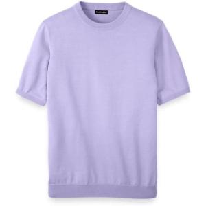 imagePaul Fredrick Mens Supima Cotton Crew Neck SweaterLavender