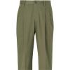 imagePaul Fredrick Mens Cotton Stretch Twill Pleated PantsOlive