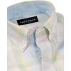 imagePaul Fredrick Mens Slim Fit NonIron Linen Plaid Dress Shirt