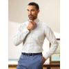 imagePaul Fredrick Mens Slim Fit NonIron Linen Plaid Dress Shirt