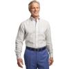 imagePaul Fredrick Mens Slim Fit NonIron Linen Plaid Dress Shirt