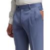 imagePaul Fredrick Mens Wool Gabardine Pleated PantsPostal Blue