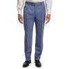 imagePaul Fredrick Mens Wool Gabardine Pleated PantsPostal Blue