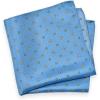 imagePaul Fredrick Mens Floral Silk Pocket SquareLight Blue