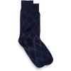 imagePaul Fredrick Mens Windowpane Cotton Blend Sock