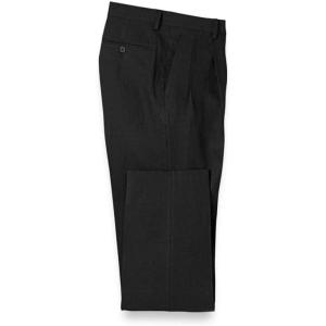 imagePaul Fredrick Mens Linen Chambray Twill PantsBlack