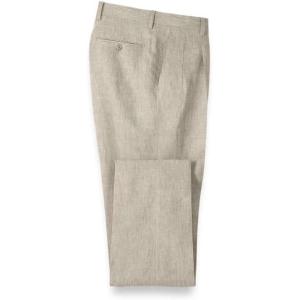 imagePaul Fredrick Mens Linen Chambray Twill PantsKhaki