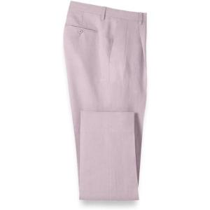 imagePaul Fredrick Mens Linen Chambray Twill PantsLight Purple