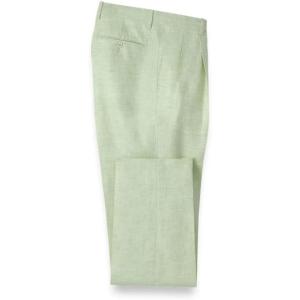 imagePaul Fredrick Mens Linen Chambray Twill PantsMint