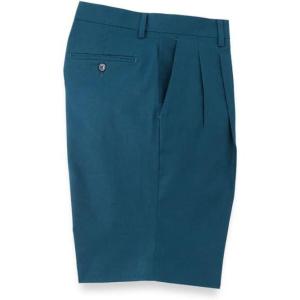 imagePaul Fredrick Mens LinenCotton Pleated ShortsNavy