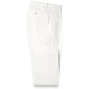 imagePaul Fredrick Mens NonIron Cotton Stretch Twill PantsIvory