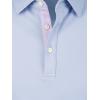 imagePaul Fredrick Mens Cotton Blend Three Button PoloBlue