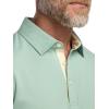 imagePaul Fredrick Mens Cotton Blend Three Button PoloGreen