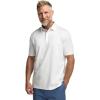 imagePaul Fredrick Mens Cotton Blend Three Button PoloWhite