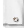 imagePaul Fredrick Mens Oval Watch Movement CufflinksSilverGold