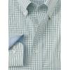 imagePaul Fredrick Mens Slim Fit NonIron Cotton Plaid Dress ShirtGreen
