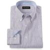 imagePaul Fredrick Mens Slim Fit NonIron Cotton Plaid Dress ShirtPurple