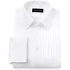 imagePaul Fredrick Mens Slim Fit NonIron Cotton Tuxedo ShirtWhite