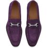 imagePaul Fredrick Mens Carson BitLoafer Size 14 Medium Purple
